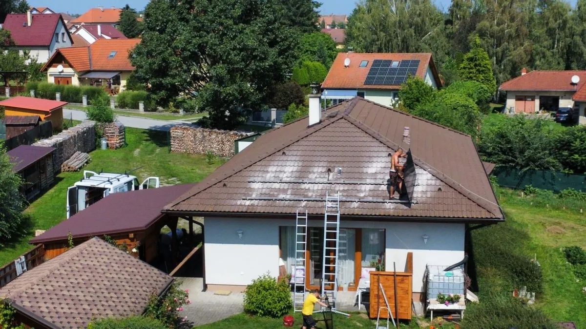 Fotovoltaická elektrárna — bungalov